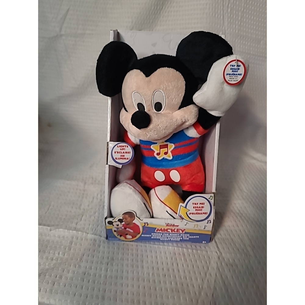 Mickey Mouse Singing Fun Plush - Disney Junior - Brand New